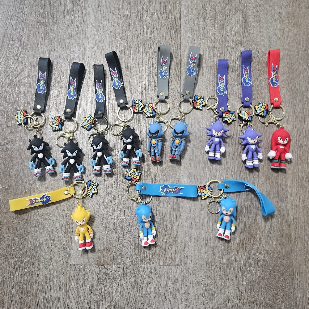 Sonic The Hedgehog Keychains $7 Each